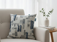 Rolivs Mavi Esinti Kırlent 47x47 cm | Soft Koleksiyon Dekoratif Yastık