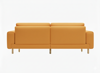 Mokka Üçlü Koltuk - Kadife - Bazalt Yeşili