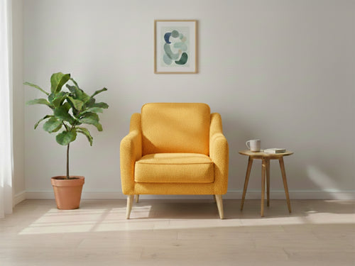 Rolivs Mokka Berjer – Bukle – Retro Kil | Modern, Rahat ve Dekoratif Tekli Koltuk