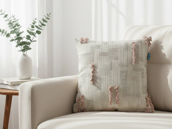 Rolivs Solgun Gül Kırlent 47x47 cm | Soft Koleksiyon