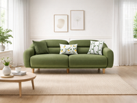 Stella Üçlü Koltuk Kadife Zerdeçal