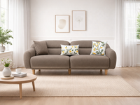 Stella Üçlü Koltuk Kadife Zerdeçal