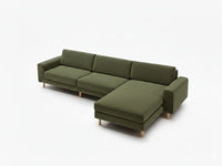 Mokka Mini Köşe - Kadife - Deniz Taşı