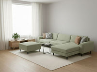 Mokka Mini Köşe - Kadife - Deniz Taşı