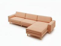 Mokka Mini Köşe - Kadife - Deniz Taşı