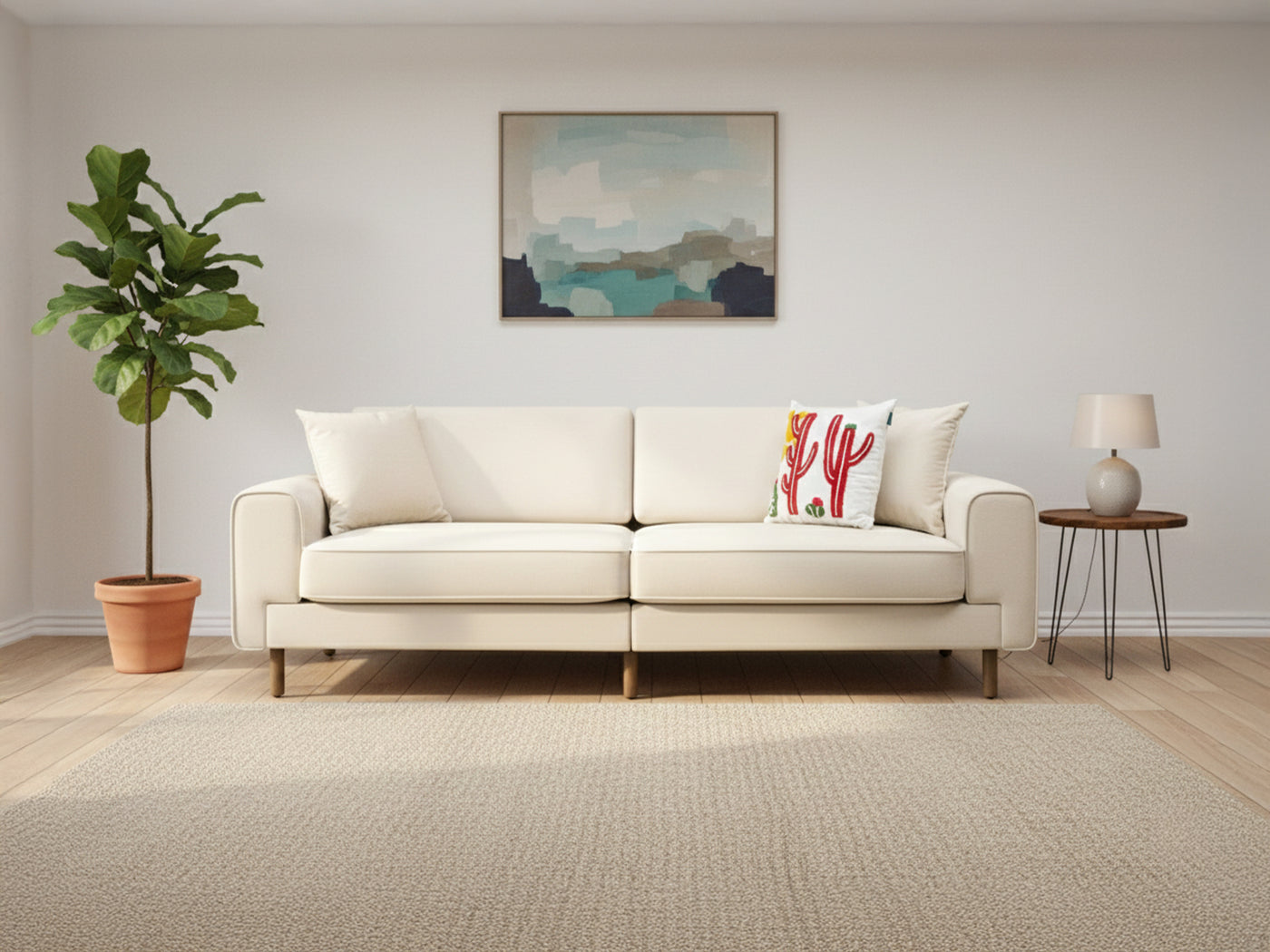 Mokka Üçlü Koltuk - Kadife - Bazalt Yeşili