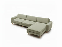 Mokka Mini Köşe - Kadife - Deniz Taşı