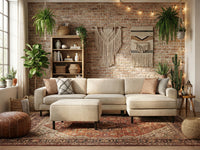 Mokka Mini Köşe - Kadife - Deniz Taşı