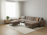 Mokka Mini Köşe - Kadife - Deniz Taşı