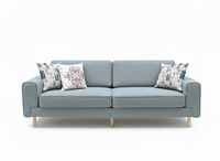 Mokka Üçlü Koltuk - Kadife - Bazalt Yeşili