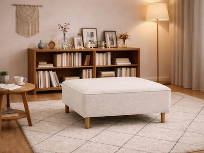 Doğal Doku Puf - Zen Beyazı