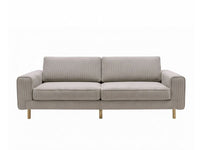 Mokka Üçlü Koltuk - Kadife - Deniz Taşı