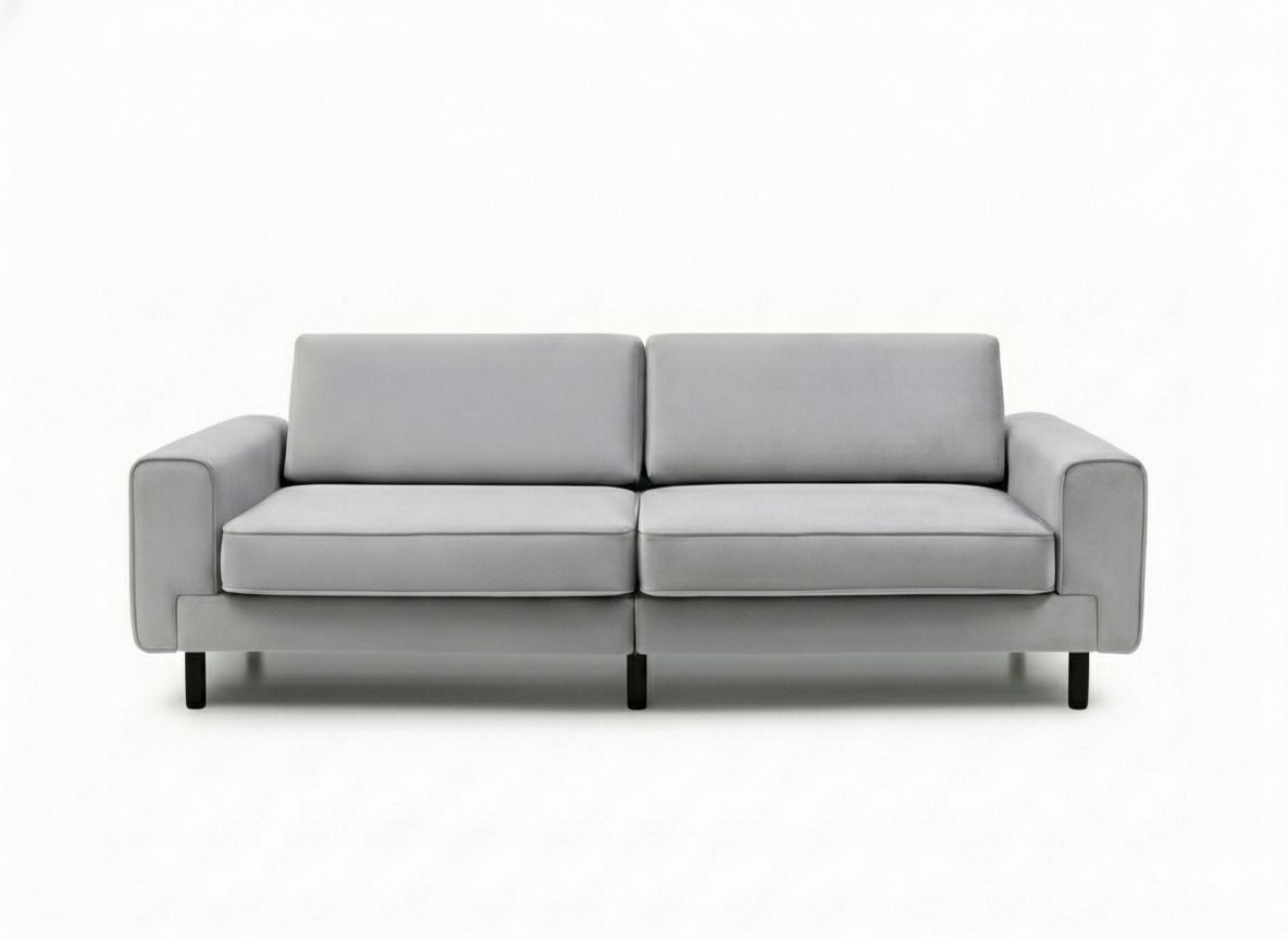 Mokka Üçlü Koltuk - Kadife - Bazalt Yeşili