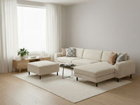 Mokka Mini Köşe - Kadife - Deniz Taşı