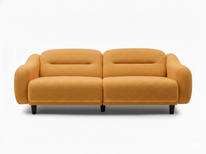 Stella Üçlü Koltuk Bukle Sahra