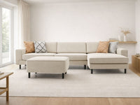 Mokka Mini Köşe - Kadife - Deniz Taşı