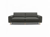 Mokka Üçlü Koltuk - Kadife - Deniz Taşı