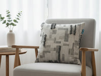 Rolivs Taş Gri Kırlent 47x47 cm | Soft Koleksiyon, Modern Dekoratif Yastık