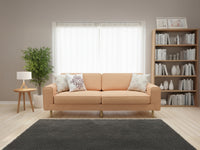 Mokka Üçlü Koltuk - Kadife - Bazalt Yeşili