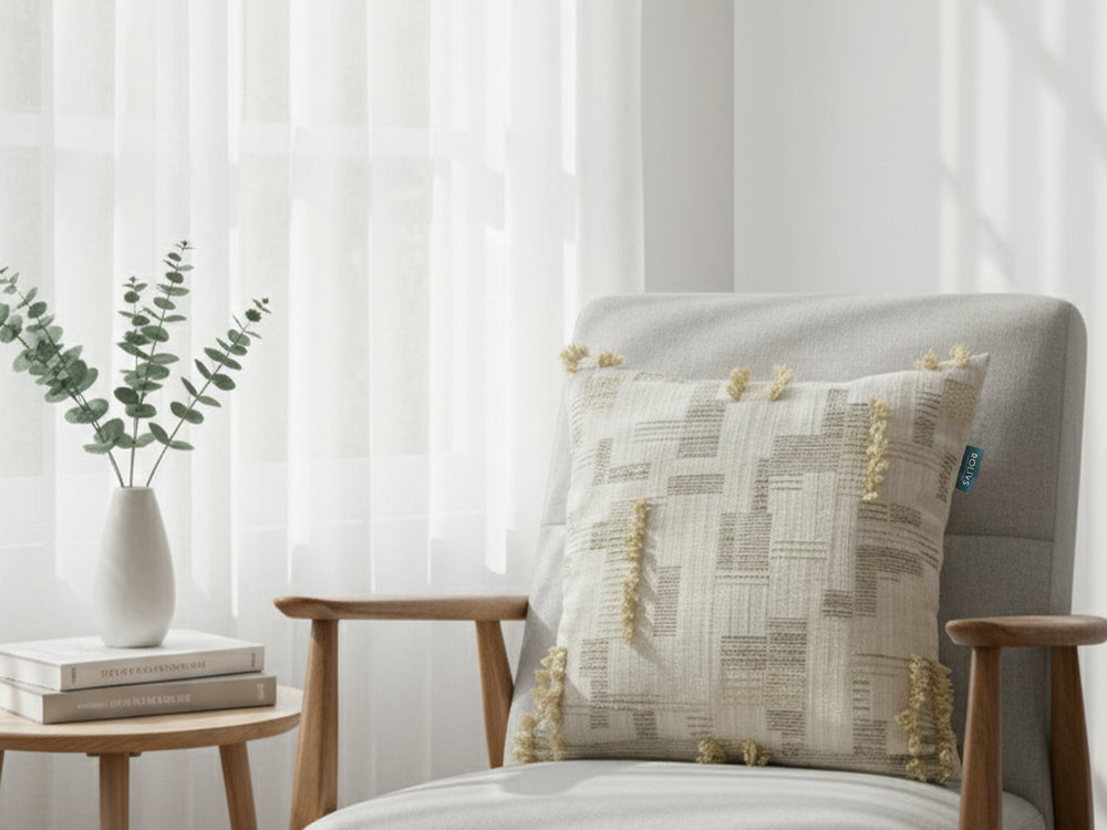 Rolivs Hasat Vakti Kırlent Kılıfı 47x47 cm | Soft Koleksiyon Dekoratif Yastık Kılıfı