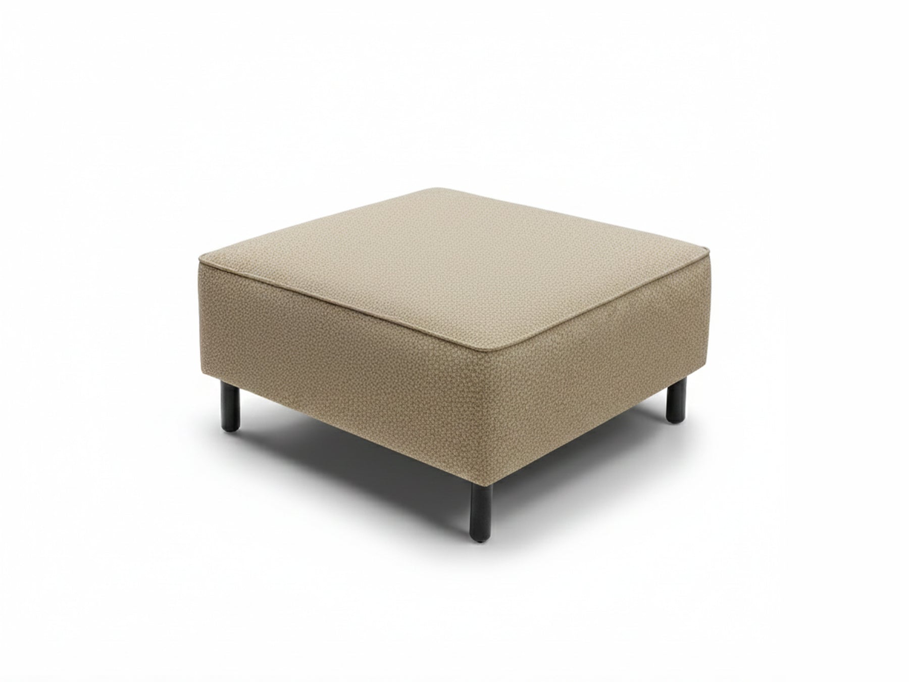Rolivs Puf | 80 x 80 cm | Bukle – Baltaşı