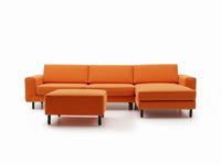 Mokka Mini Köşe - Kadife - Deniz Taşı