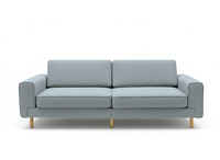 Mokka Üçlü Koltuk - Kadife - Bazalt Yeşili