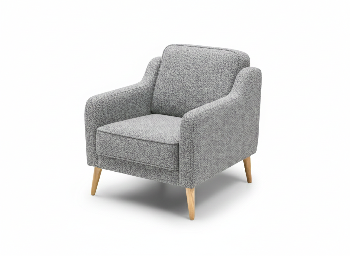 Rolivs Mokka Berjer – Bukle Kumaş - Aqua | Modern, Rahat Oturum