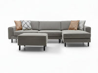 Mokka Mini Köşe - Kadife - Deniz Taşı