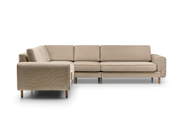 Mokka Puzzle Köşe - Doğal Doku - Hazel