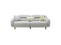 Stella Üçlü Koltuk Kadife Zerdeçal