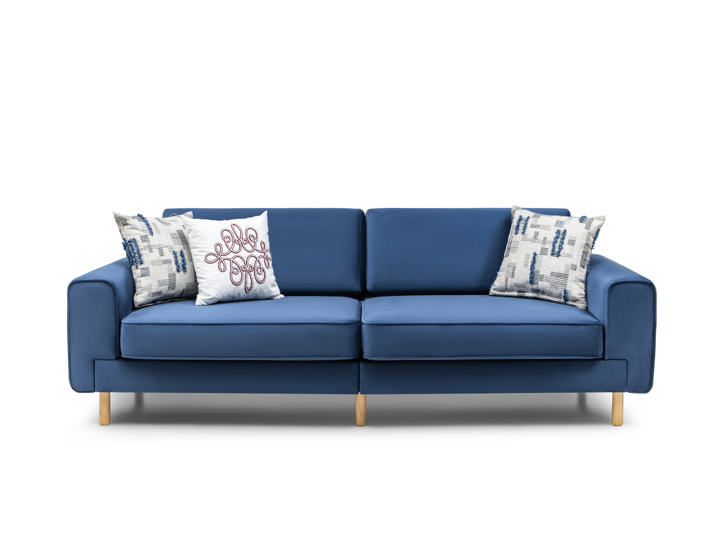 Mokka Üçlü Koltuk - Doğal Doku - Zen Beyazı