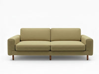 Mokka Üçlü Koltuk - Kadife - Deniz Taşı