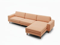 Mokka Mini Köşe - Kadife - Deniz Taşı