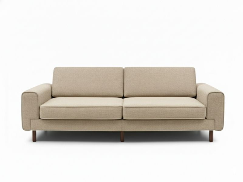 Mokka Üçlü Koltuk - Kadife - Deniz Taşı