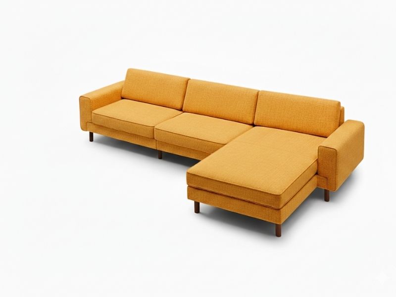 Mokka Mini Köşe - Kadife - Deniz Taşı