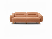 Stella Üçlü Koltuk Bukle Tarçın