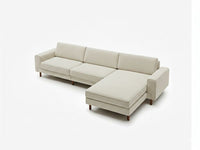 Mokka Mini Köşe - Kadife - Deniz Taşı