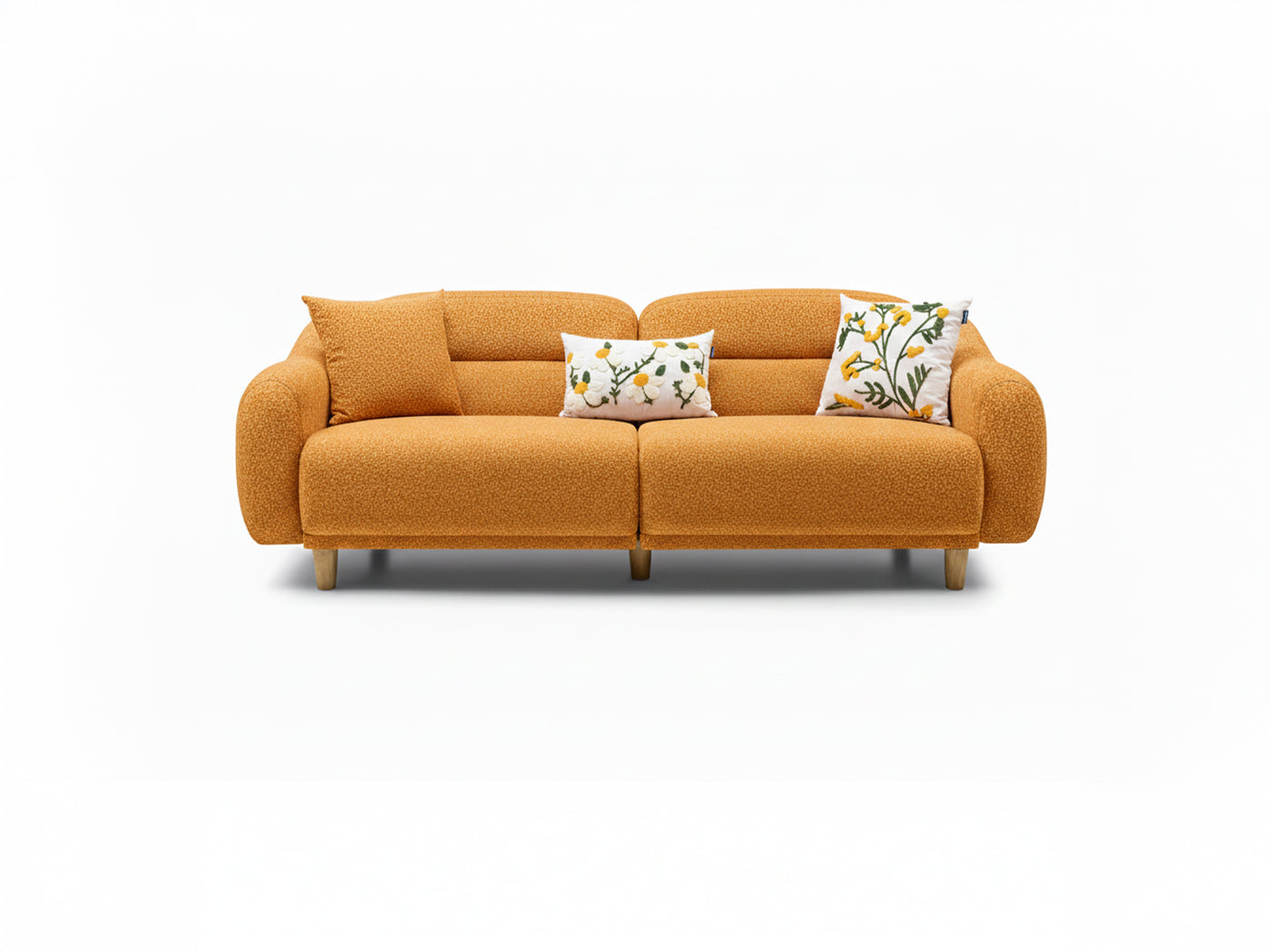 Stella Üçlü Koltuk Bukle Tarçın