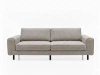 Mokka Üçlü Koltuk - Kadife - Deniz Taşı