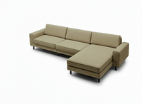 Mokka Mini Köşe - Kadife - Deniz Taşı