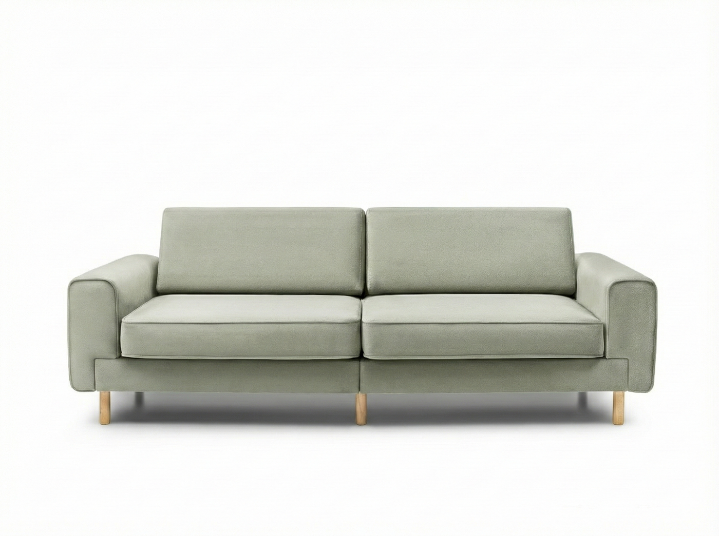 Mokka Üçlü Koltuk - Kadife - Bazalt Yeşili