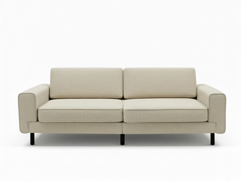 Mokka Üçlü Koltuk - Kadife - Deniz Taşı