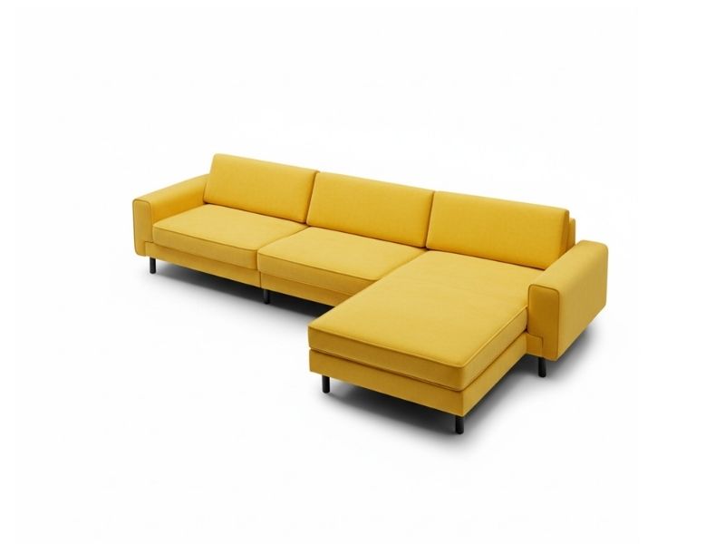 Mokka Mini Köşe - Kadife - Deniz Taşı