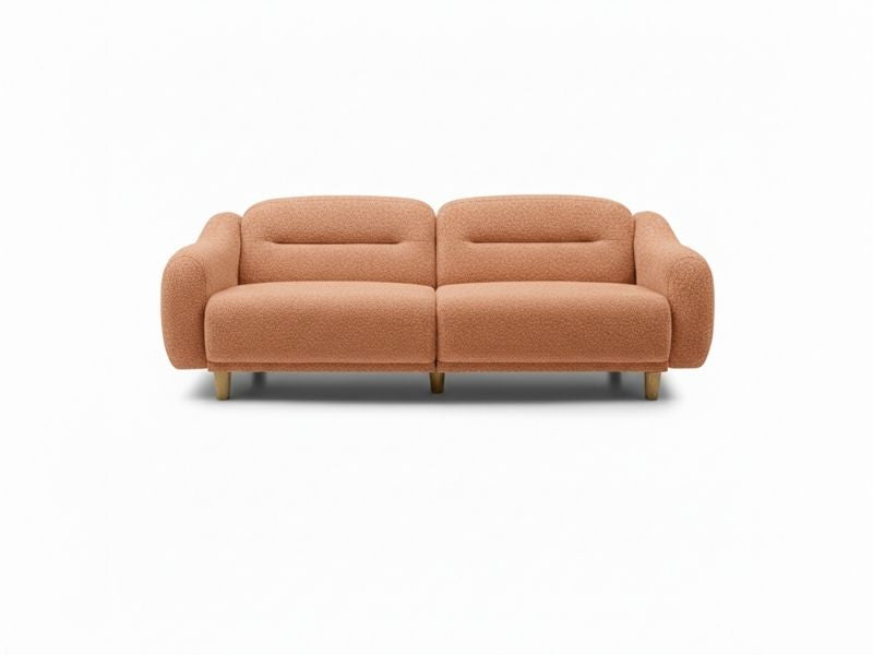 Stella Üçlü Koltuk Bukle Tarçın