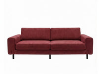 Mokka Üçlü Koltuk - Kadife - Deniz Taşı