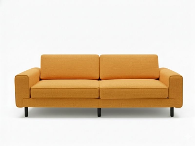 Mokka Üçlü Koltuk - Kadife - Deniz Taşı