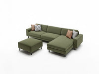 Mokka Mini Köşe - Kadife - Deniz Taşı