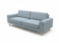 Mokka Üçlü Koltuk - Kadife - Bazalt Yeşili