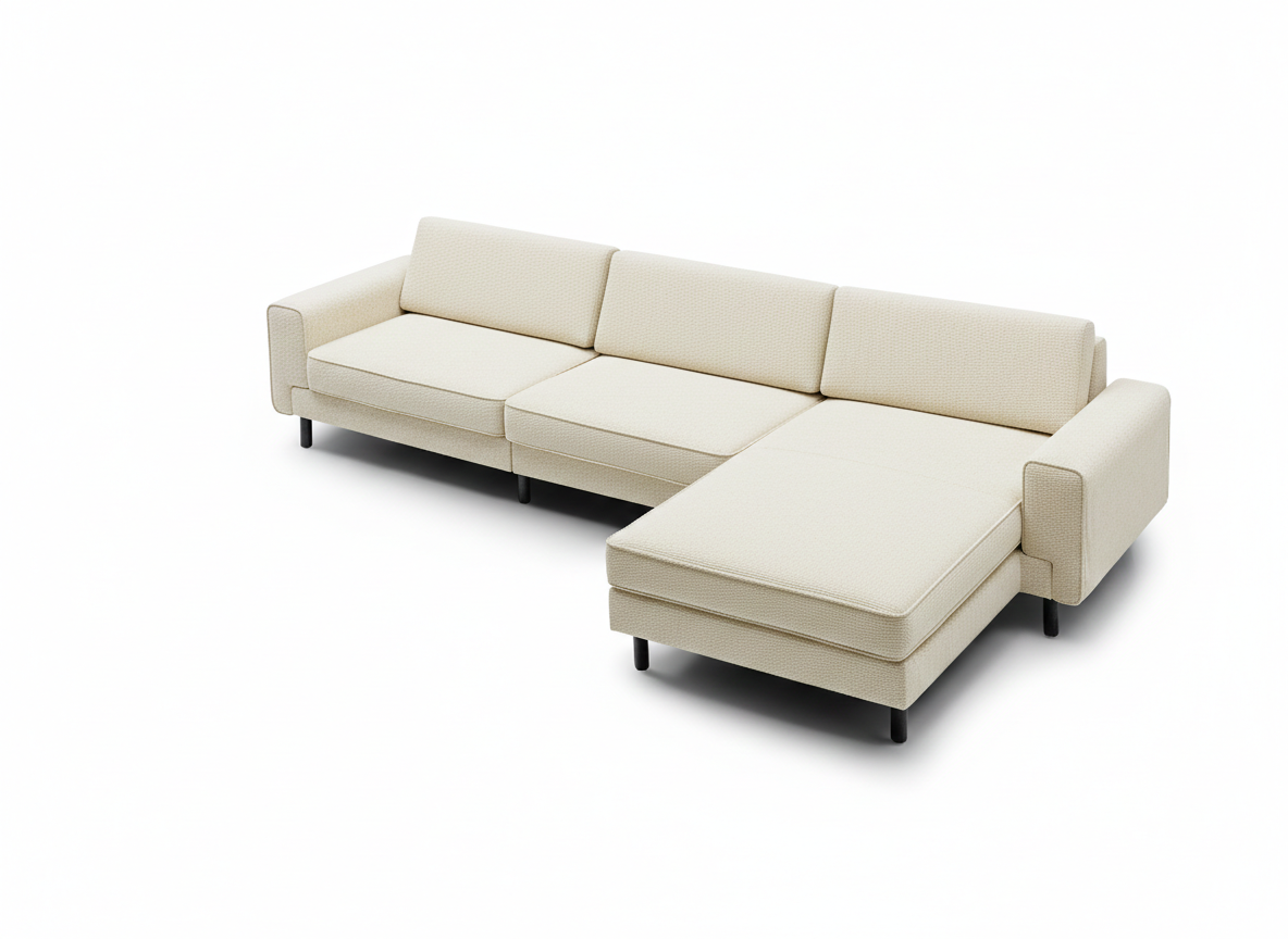 Mokka Mini Köşe - Kadife - Deniz Taşı